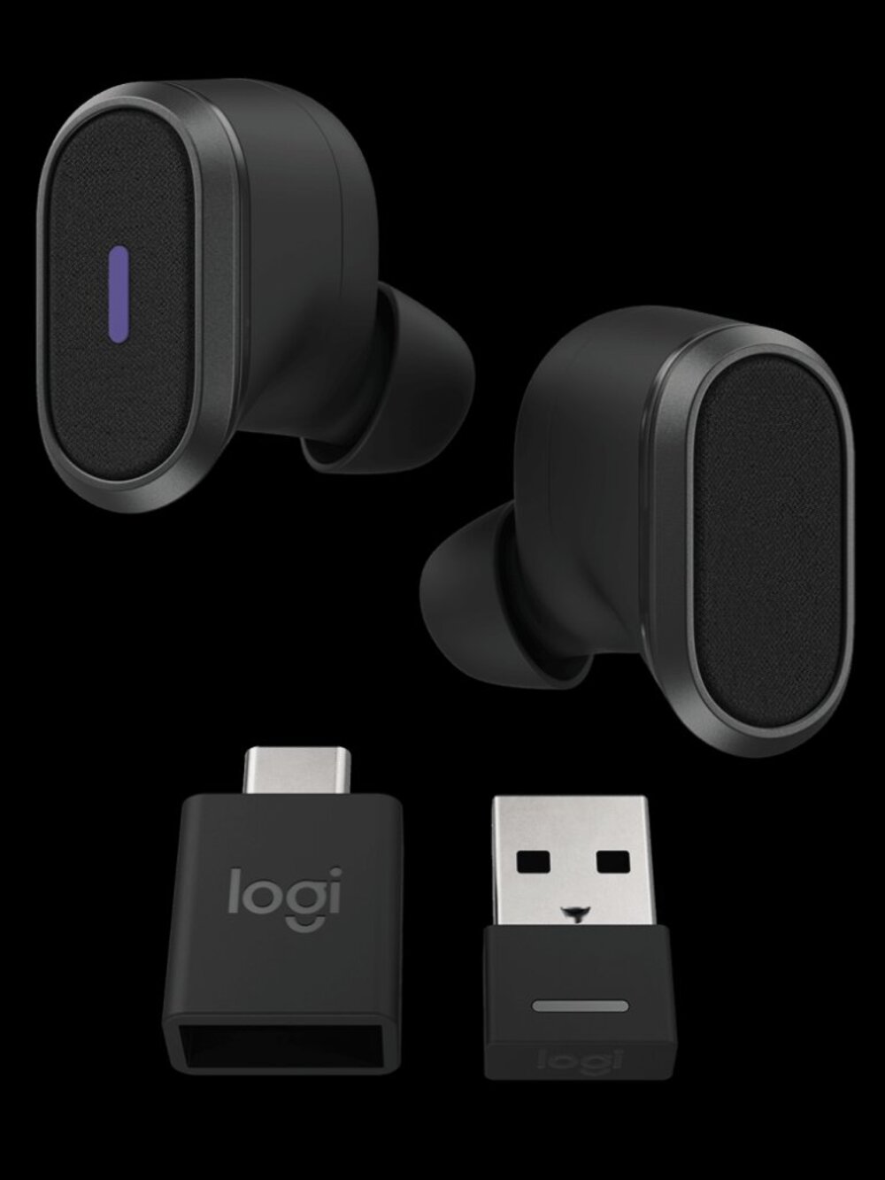 Logitech Zone True Wireless Noise-Canceling Earbuds NEW